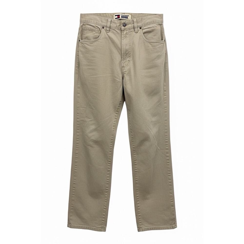 Hilfiger Men Tan Jeans Size 36/32 Boot Cut